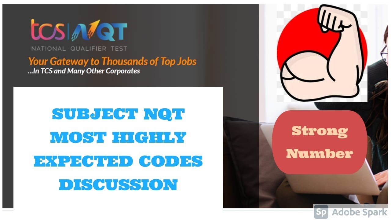 TCS NQT 2021 highly expected coding questions | Strong number