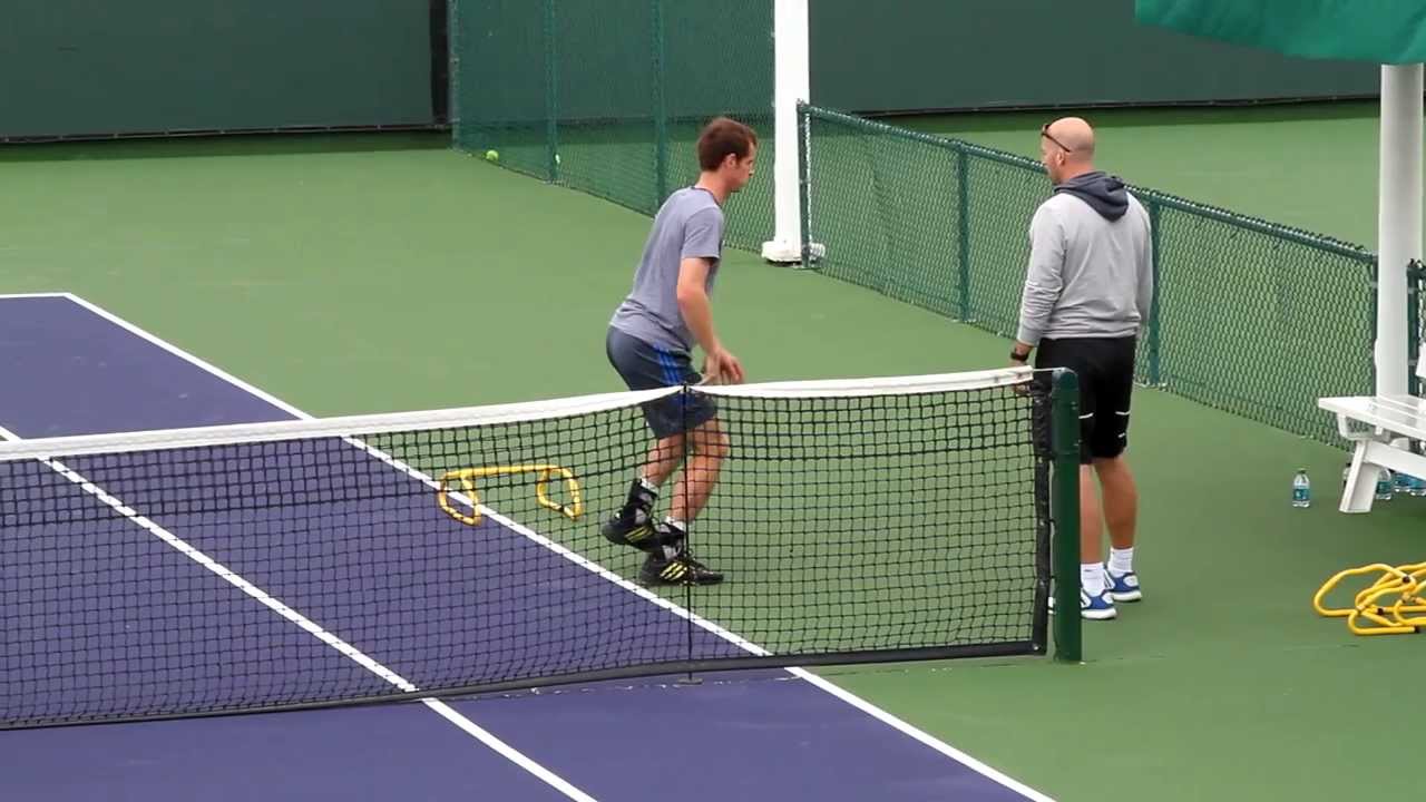 Andy Murray Post Practice Conditioning 2013 BNP Paribas Open