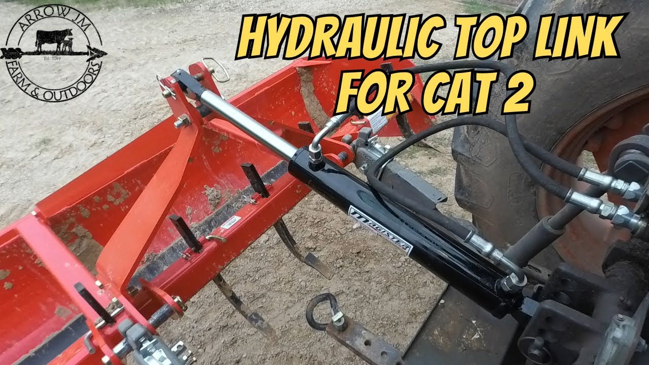 Гидравлическая верхняя тяга с быстроразъемным соединением Pat's Quick Hitch - MAGISTER CAT 2