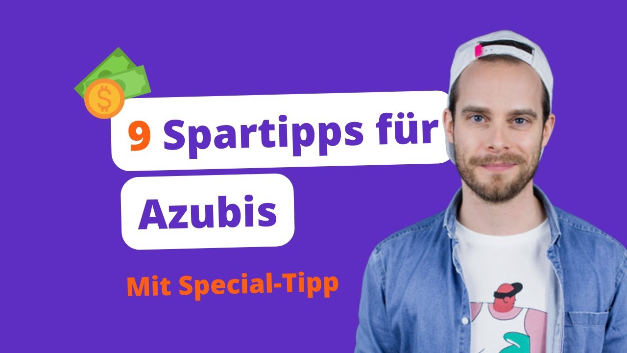 Spartipps für Azubis – So sparst du in der Ausbildung Geld 💰