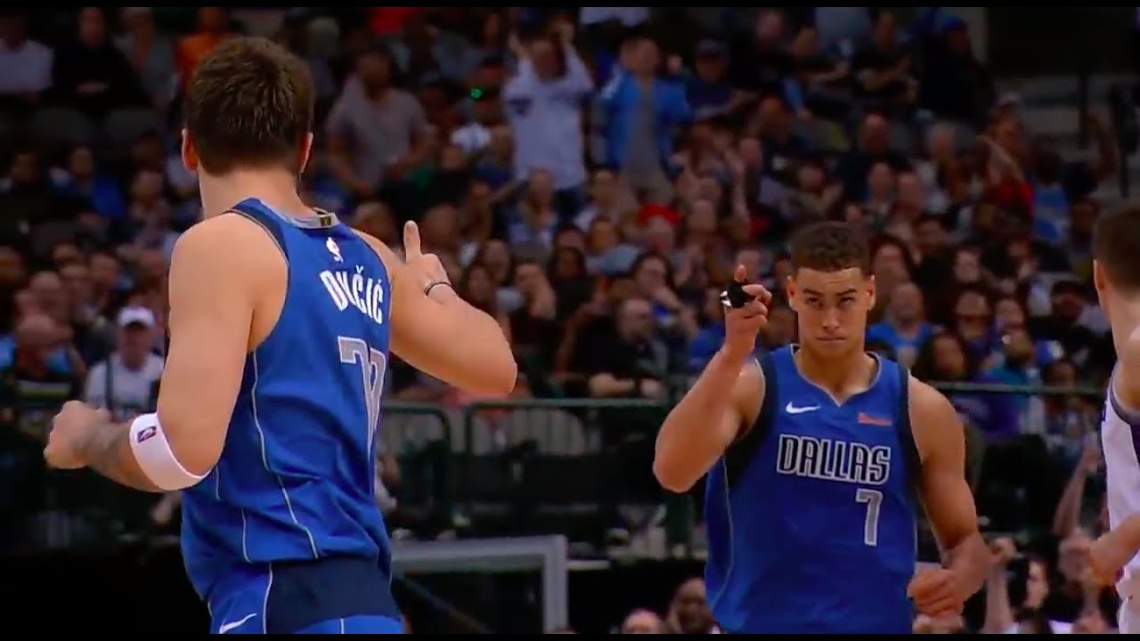 Luka Doncic to Dwight Powell