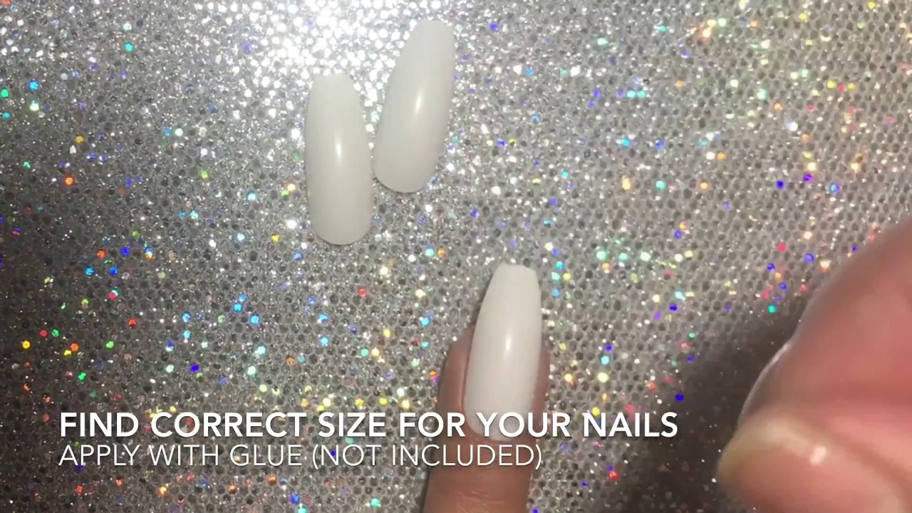 How To Apply ecbasket Long Coffin Nails