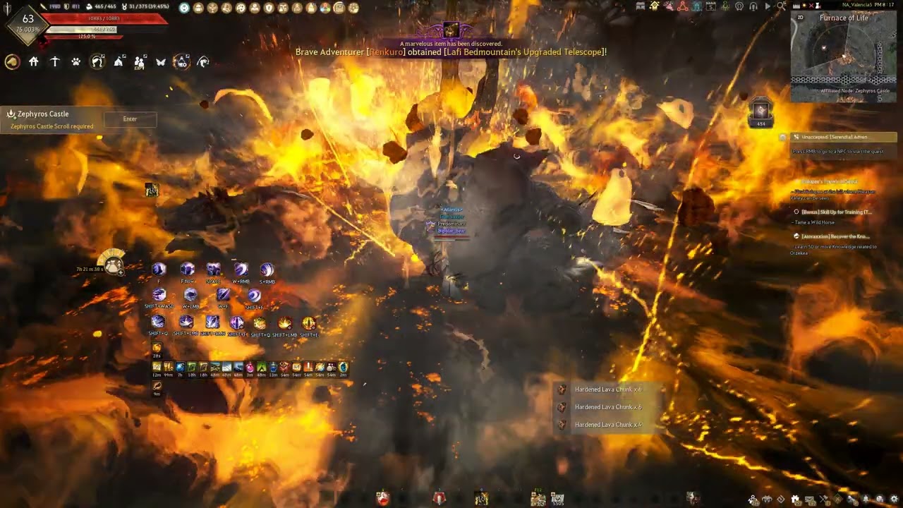 BDO - Zephyros Castle -  19.1k+ trash/hr - 5 Bosses/hr - no agris - Sacramentum Seraph