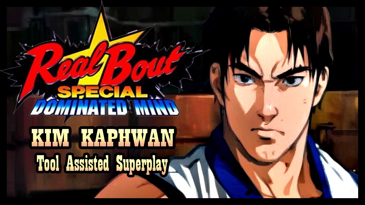 【TAS】REAL BOUT FATAL FURY DOMINATED MIND (PSX \ 1998) - KIM KAPHWAN (1HP)