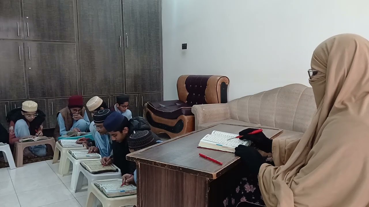 Red pencil Lesson with tajweed| hifz class quran academy|