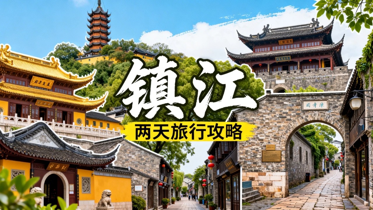 挖到宝了！镇江这座城简直赢麻了，有看有玩有吃，周末往返刚好赶紧码住！#周末去哪儿#旅行 #江南