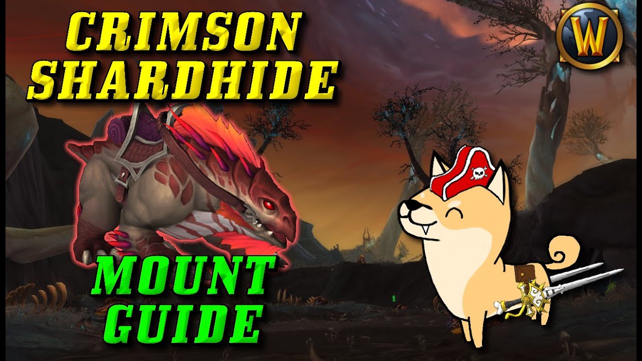 How to get the Crimson Shardhide mount (9.1 WoW Mount Guide: Crimson Shardhide)