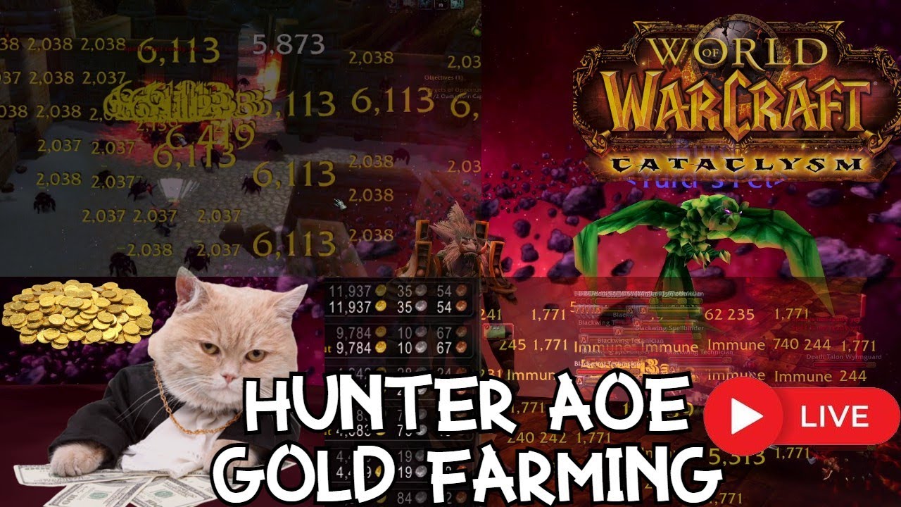 🔴Cata Gold Farm🔴 - LIVE Big Pet Pulls go brrrrrr