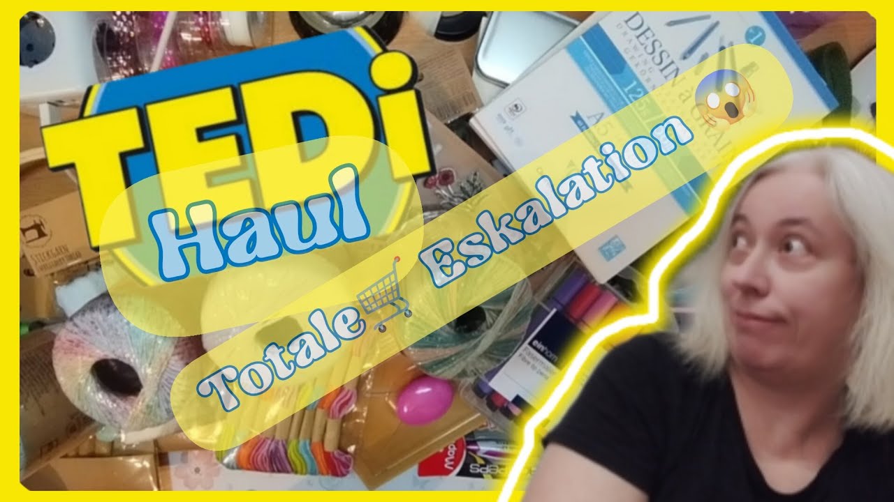 Haul🛒 Tedi - Totale 💶✏️📒🛍️Eskalation😱#haul #tedi #shopping #eskalation