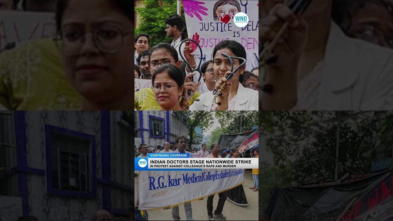 Indian Doctors Stage Nationwide Strike in Protest Against Colleague’s Rape and Murder
