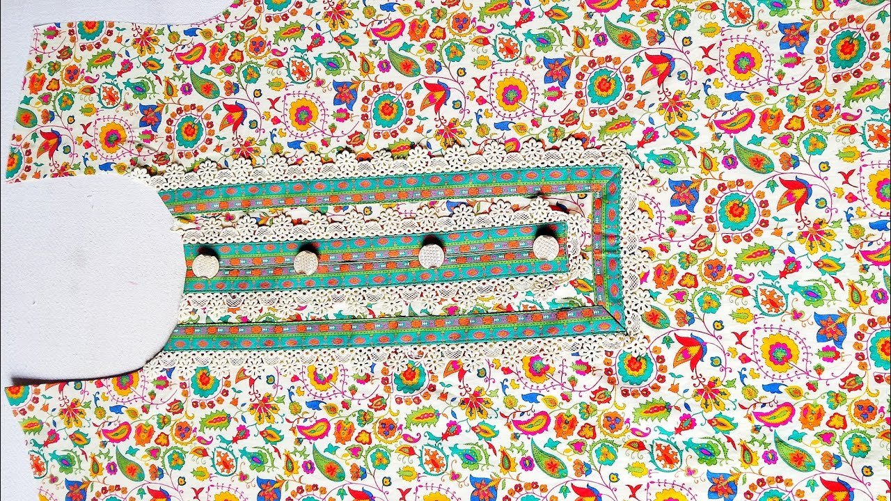 Kameez k boarder k Sath galy ka naya design|galy ka khubsurat design|galy ka naya design 