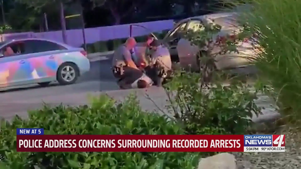 Oklahoma City police respond to video of officers holding man down on the ground during arrest