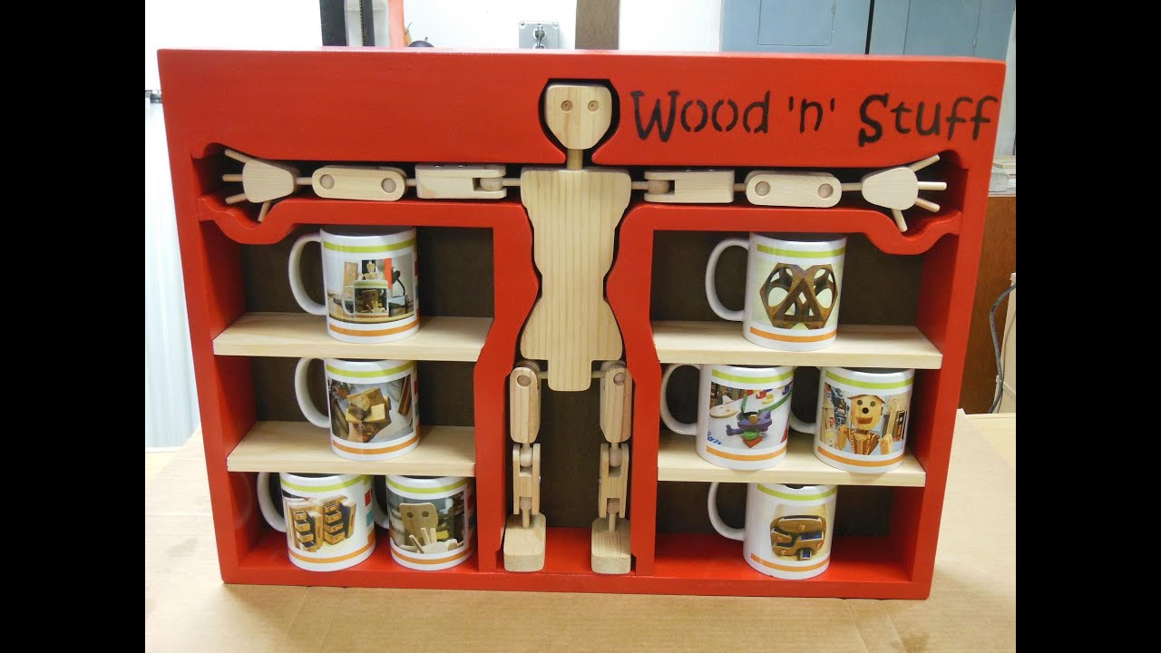 Woody's Mug Rack: Kitchen Utensil Build Challenge (Woodworking)