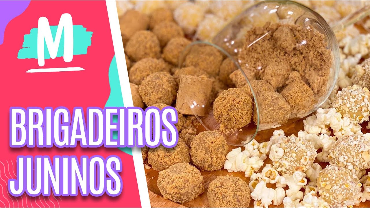 Brigadeiros de pipoca, paçoca e milho com coco e canela- Mulheres (23/05/22)