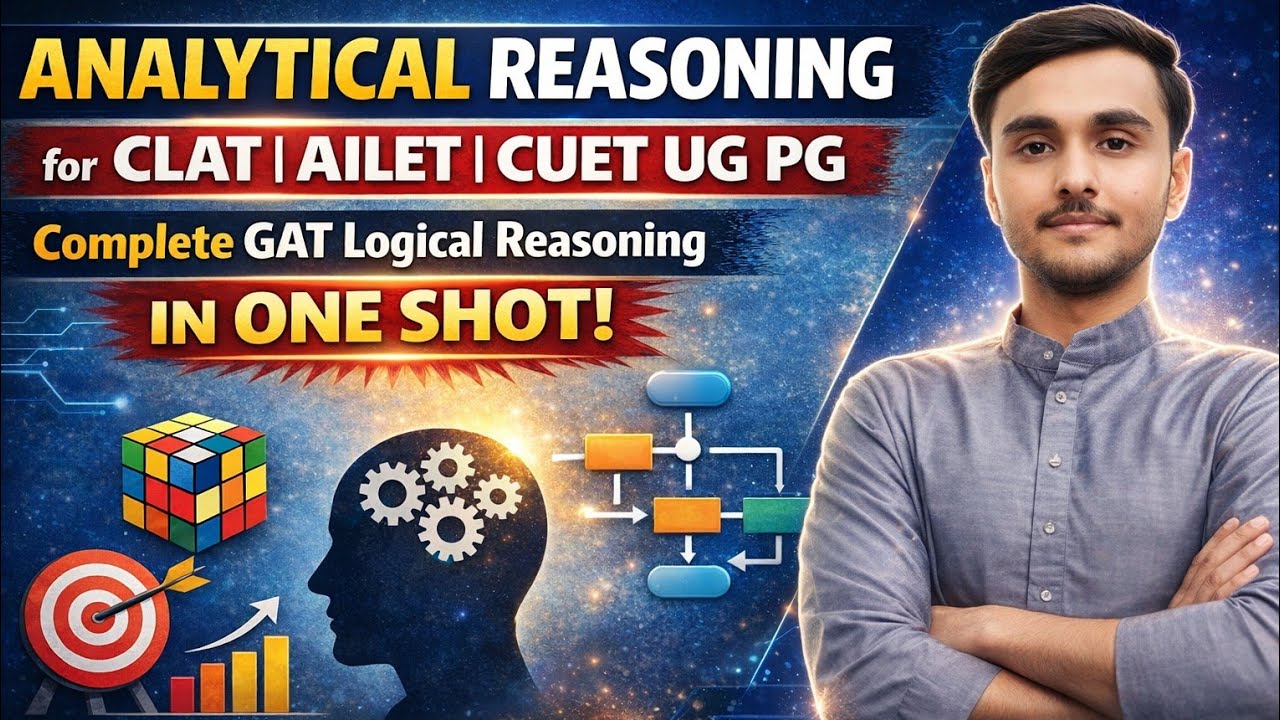 Analytical Reasoning for CLAT AILET & CUET UG PG | Complete GAT Logical Reasoning in One Shot 
