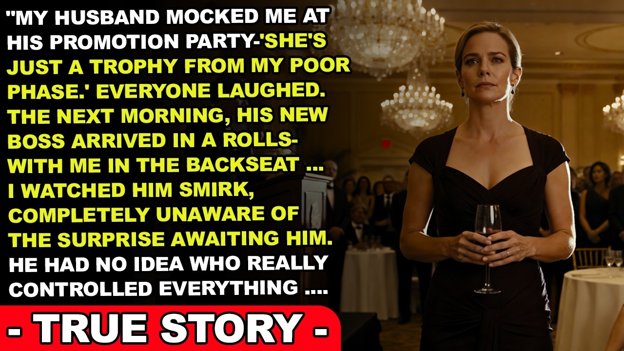 My Husband Mocked Me at His Promotion — Next Morning I Arrived With His Boss