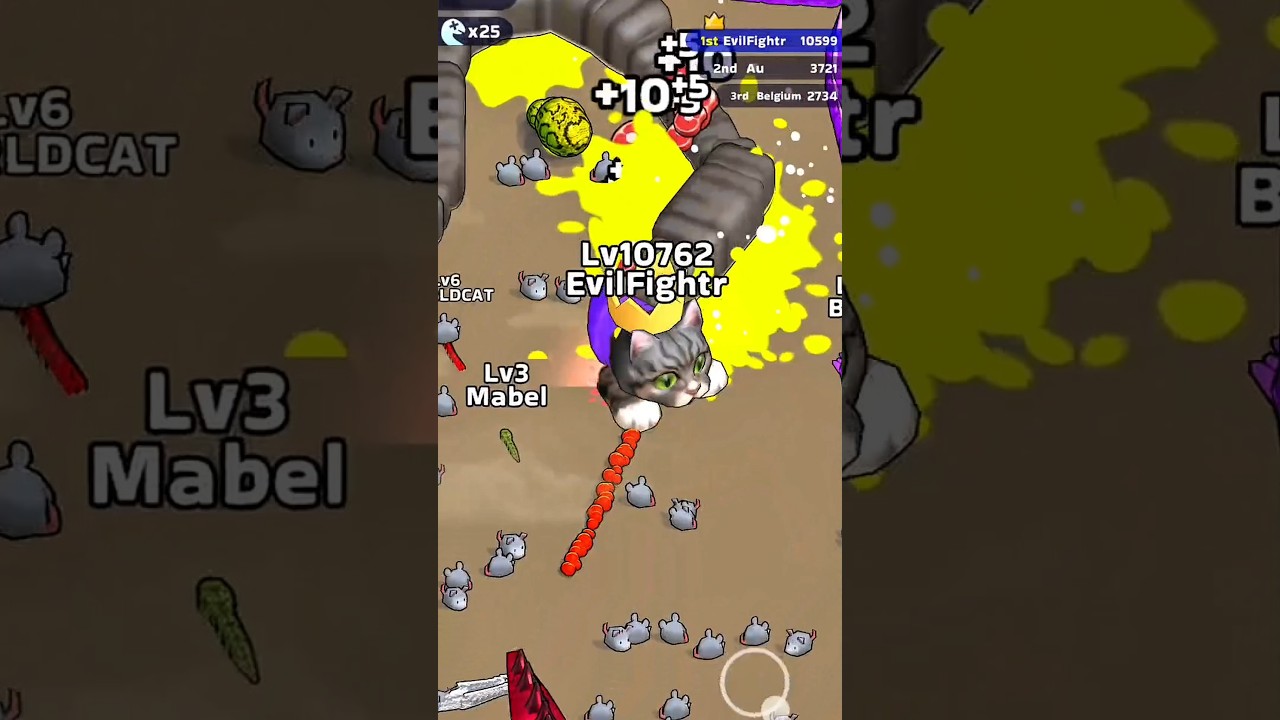 Snake Clash Gameplay 15 #games #viralshorts #viralgaming