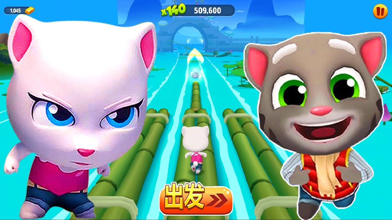 Talking Tom Gold Run Chinese Water Village Chase 🐉 Boss Fight + Ultimate Fun ⛩️