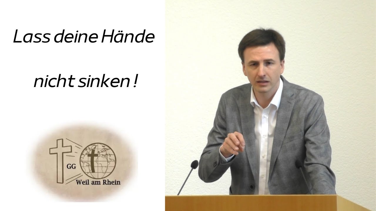 Lass deine Hände nicht sinken!