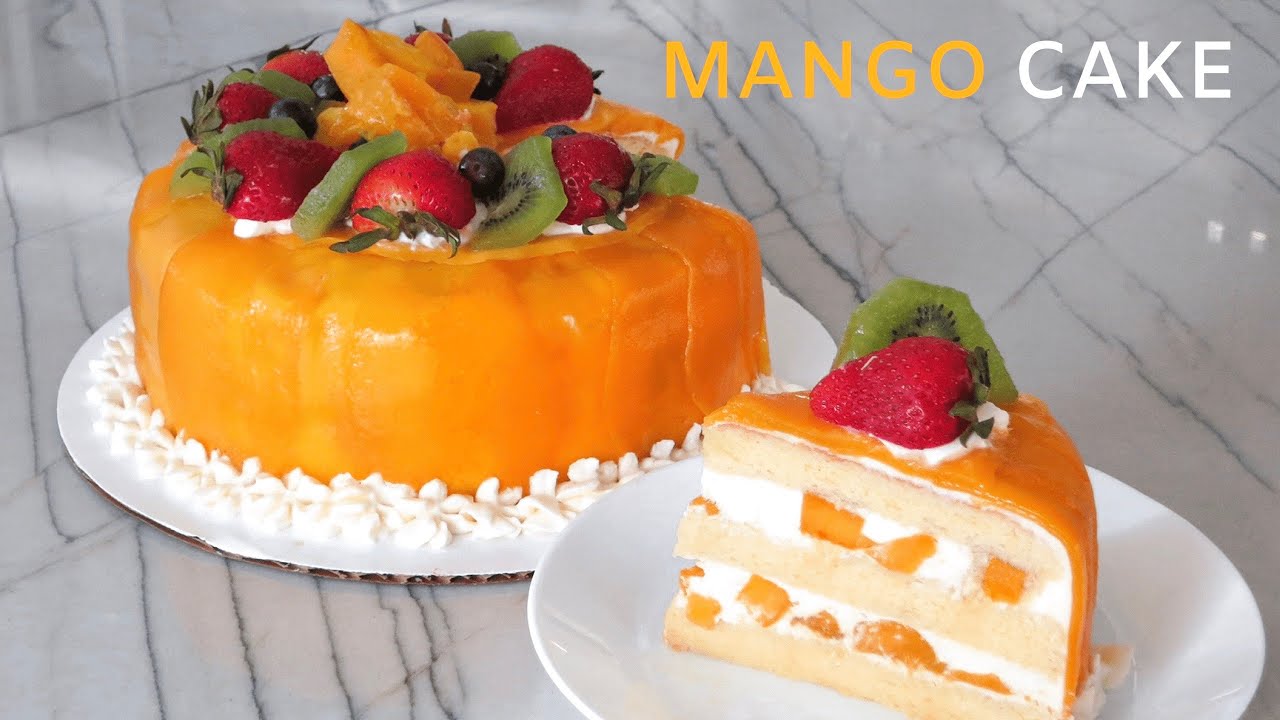 Mango Cake Recipe (芒果蛋糕) | Chinese Bakery Style