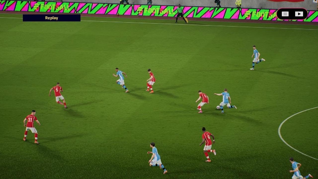 Manchester City vs Nottingham Forrest 4-0 PES 26