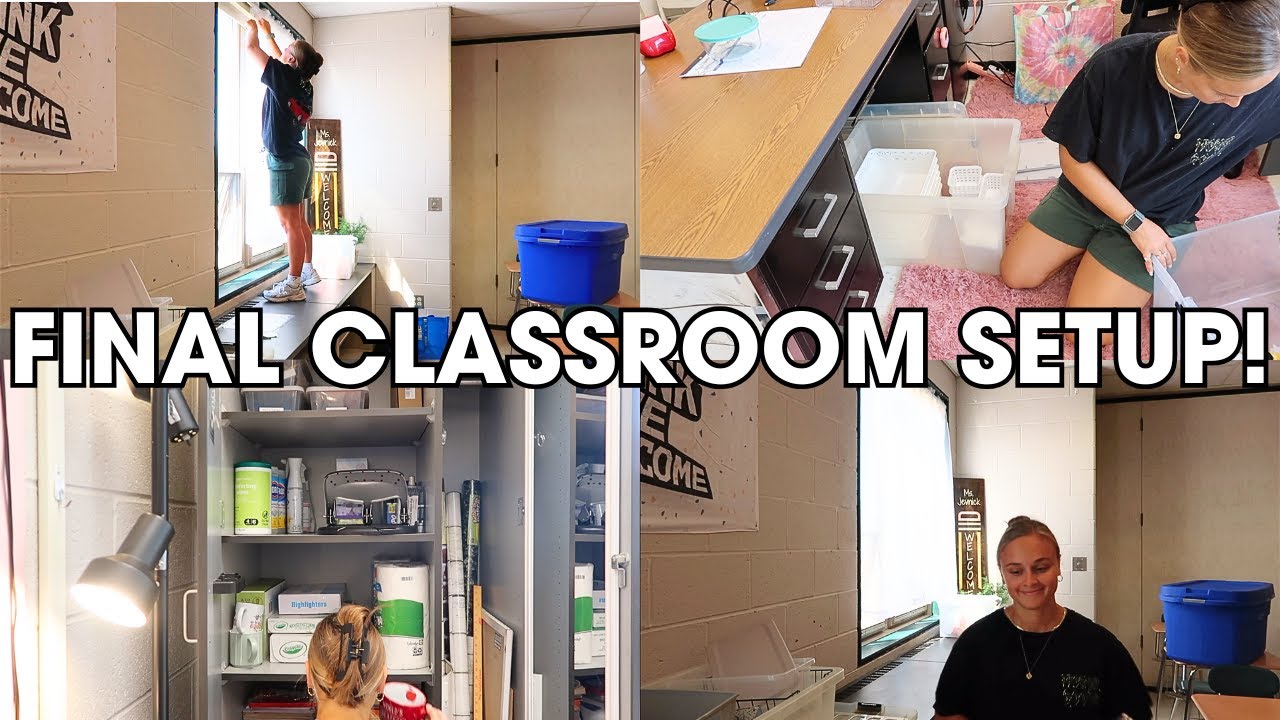 FINAL MIDDLE SCHOOL CLASSROOM SETUP! | PART 3 | 2024 | LIVMJEV