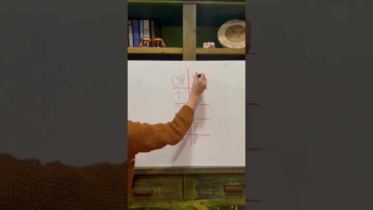 Matemagica da tabuada do 8 #educa&ccedil;&atilde;o #pedagogia #ensino #ensinofundamental1 #matem&aacute;tica