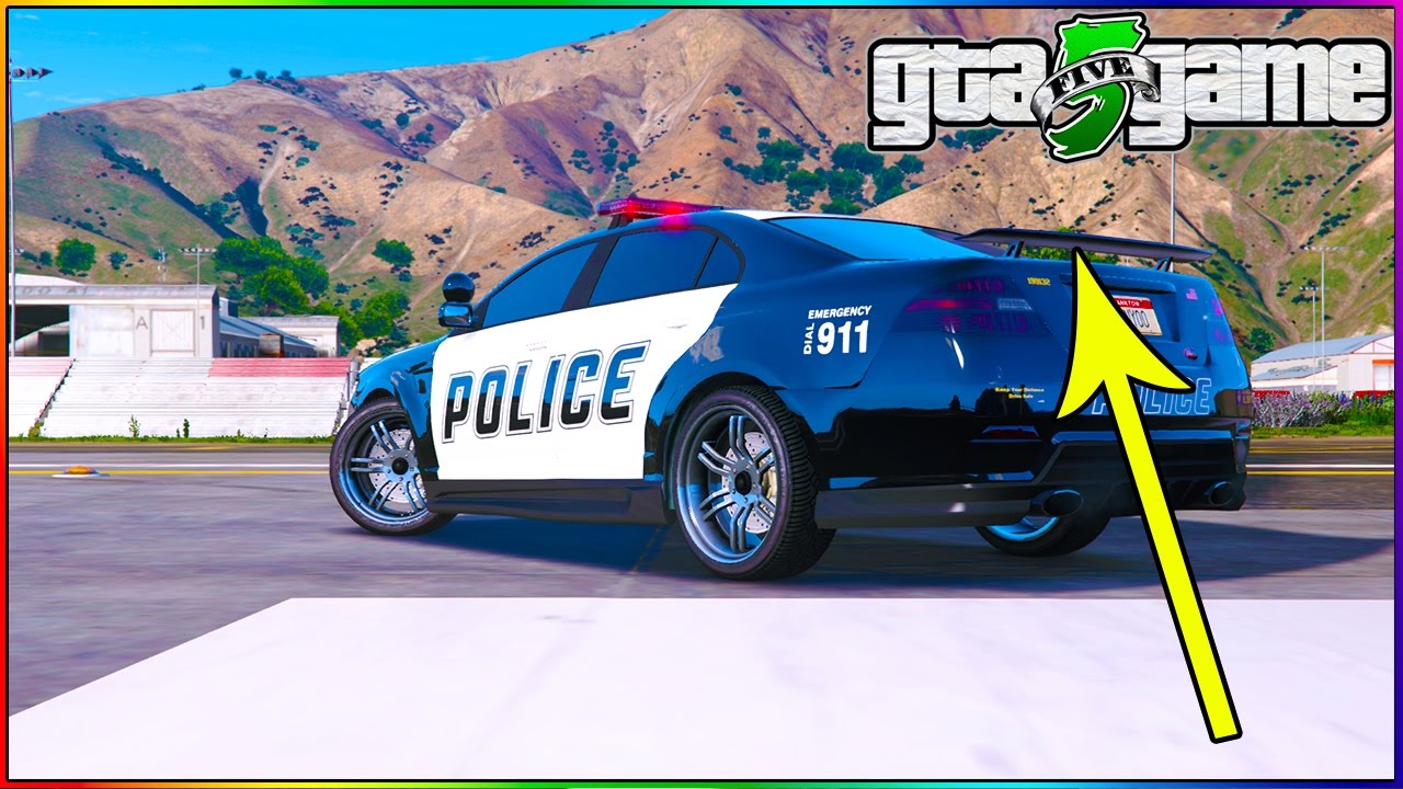 Customiser une Voiture de Police sur GTA V !