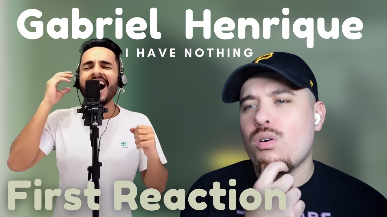 How Did He Do That? | Gabriel Henrique - I Have Nothing (Whitney Houston) Cover | Reaction