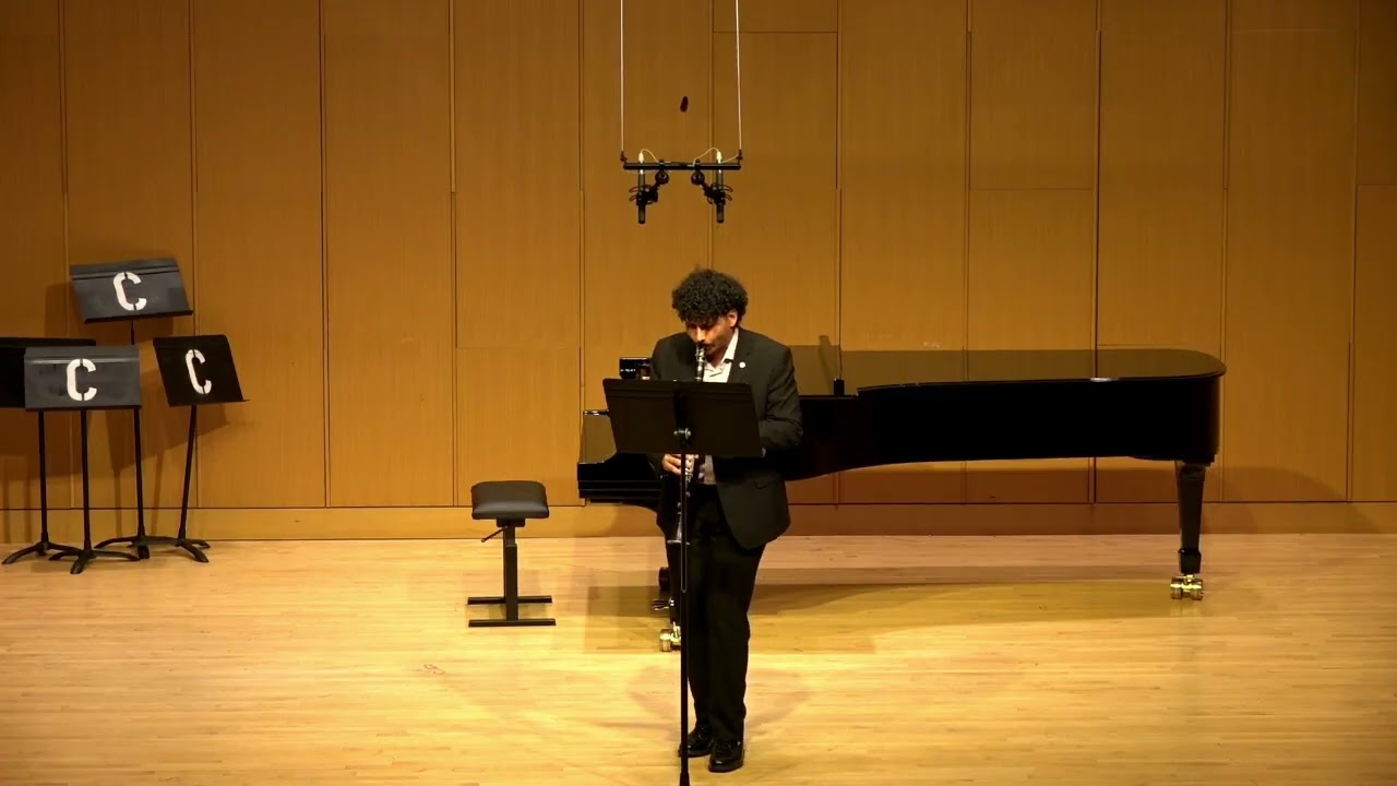 Sutermeister Capriccio for Solo Clarinet - Yotham Eshak