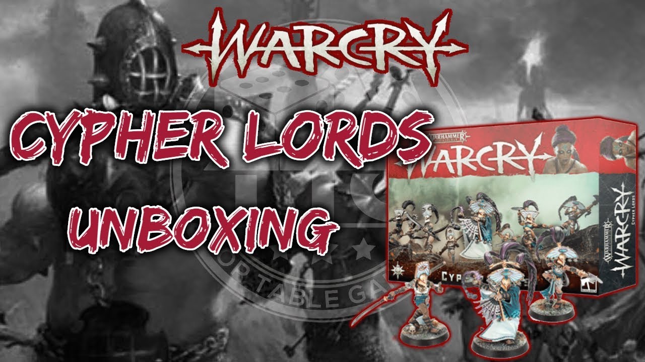 WARCRY CYPHER LORDS UNBOXING AND REVIEW!!
