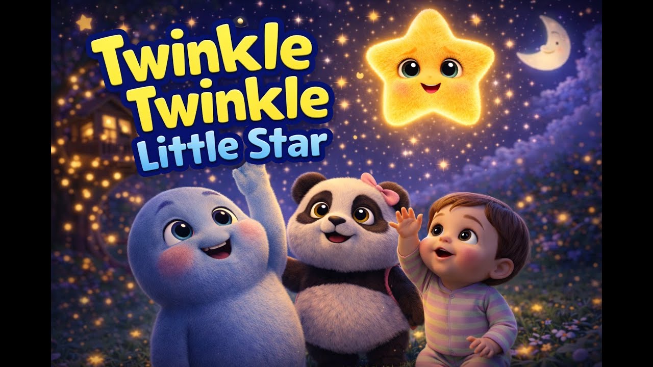TWINKLE TWINKLE LITTLE STAR🌟 | Bubbu Beats | made for kids | Learn Rhymes and Dance To Kid's Song🌈