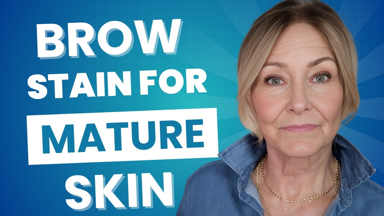 How I Tint My Sparse, Thinning Brows at Home | Easy Brow Stain for Mature Women 65+ Using Wonderskin