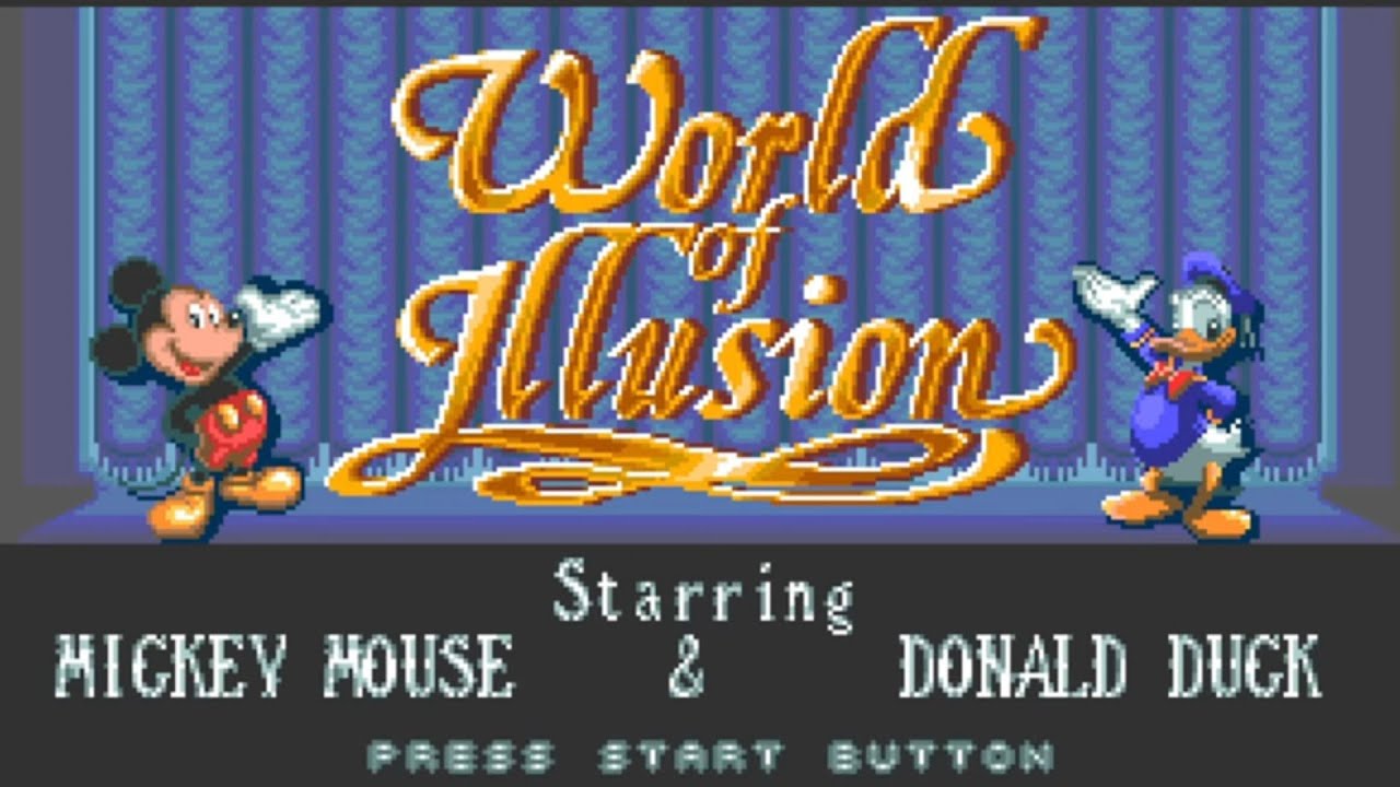 World of Illusion - SEGA Mega Drive/ Genesis - Full Donald Duck Playthrough