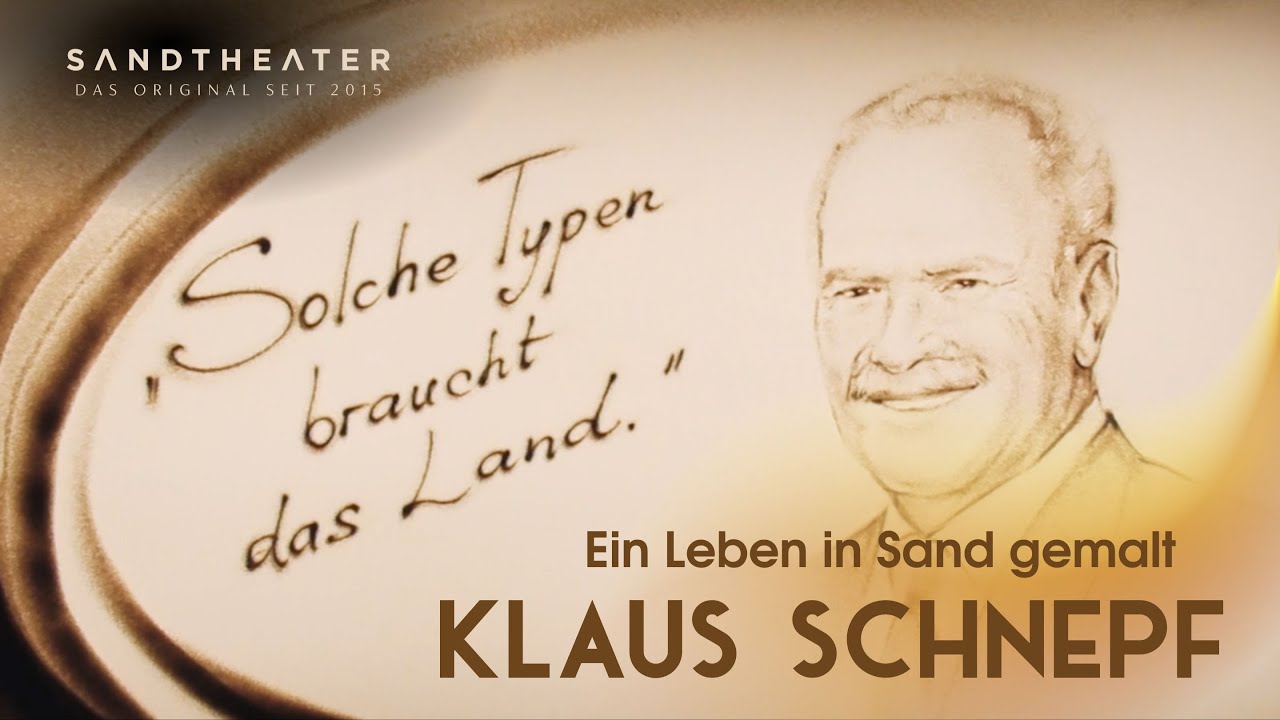 Klaus Schnepf – Sandshow zum Lebenswerk
