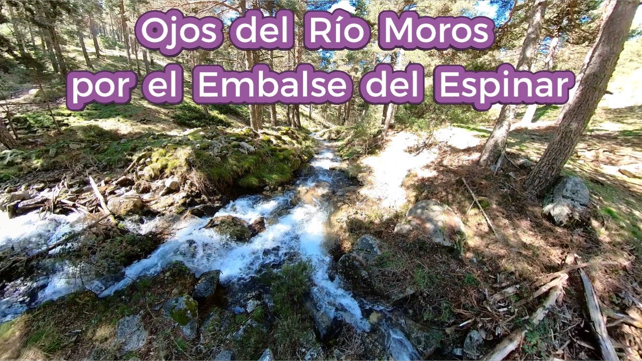 Ojos del río Moros, por el Embalse del Espinar. Sierra de Guadarrama