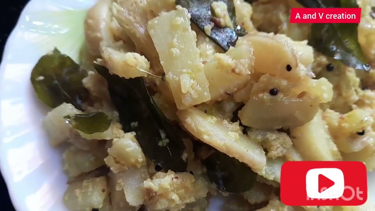 അസാധ്യ രുചിയിൽ ഒരു ചീവക്കിഴങ്ങ് തോരൻ cheeva kizhangu thoran recipe in Malayalam