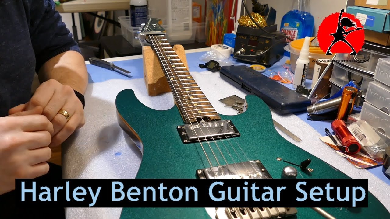A Closer Look And Setup Of My Harley Benton Fusion 2 Guitar