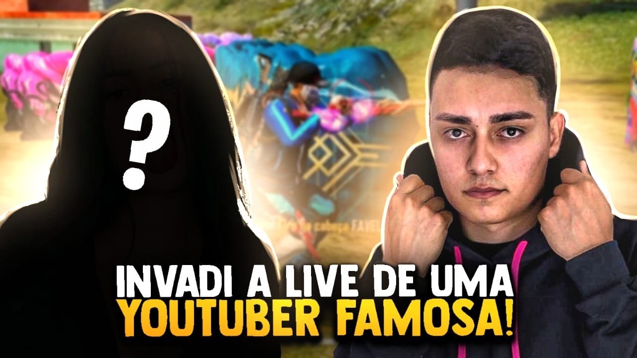 INVADI LIVE DE SALA X1 DOS CRIAS DE UMA YOUTUBER FAMOSA😍