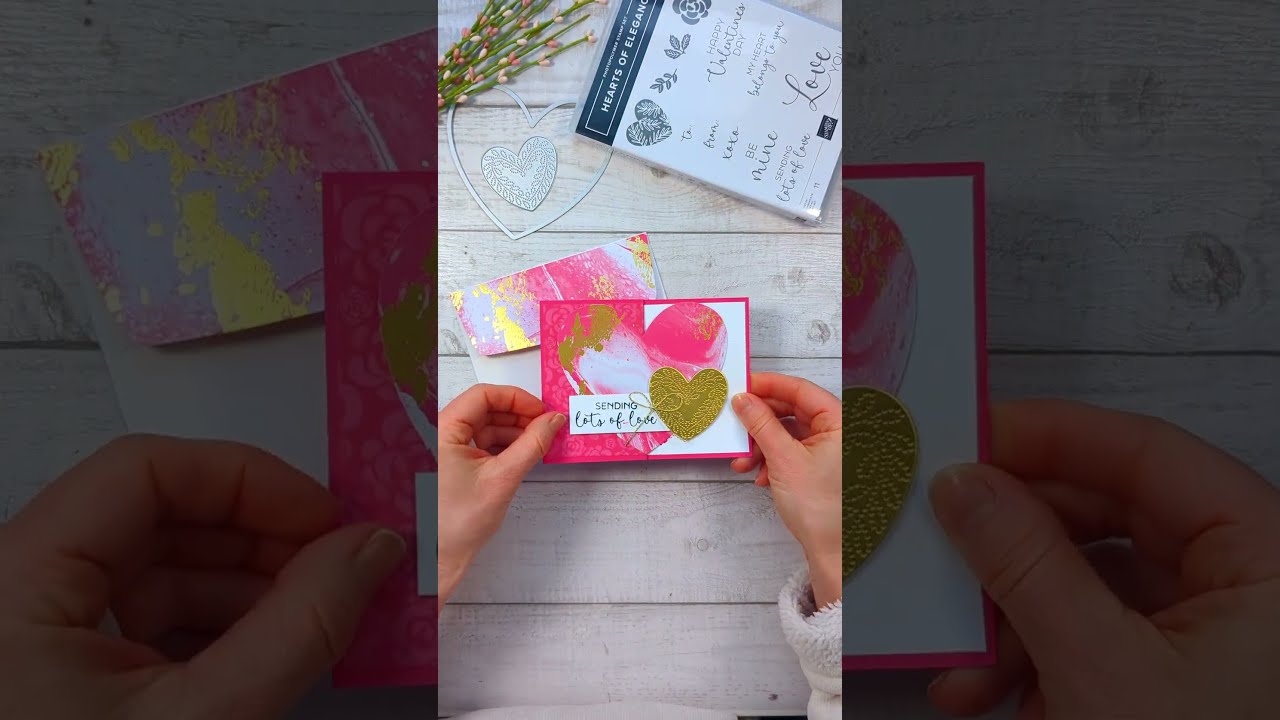 DIY Valentine's Day Fun Fold Card #valentinesday #cardmaking #greetingcards