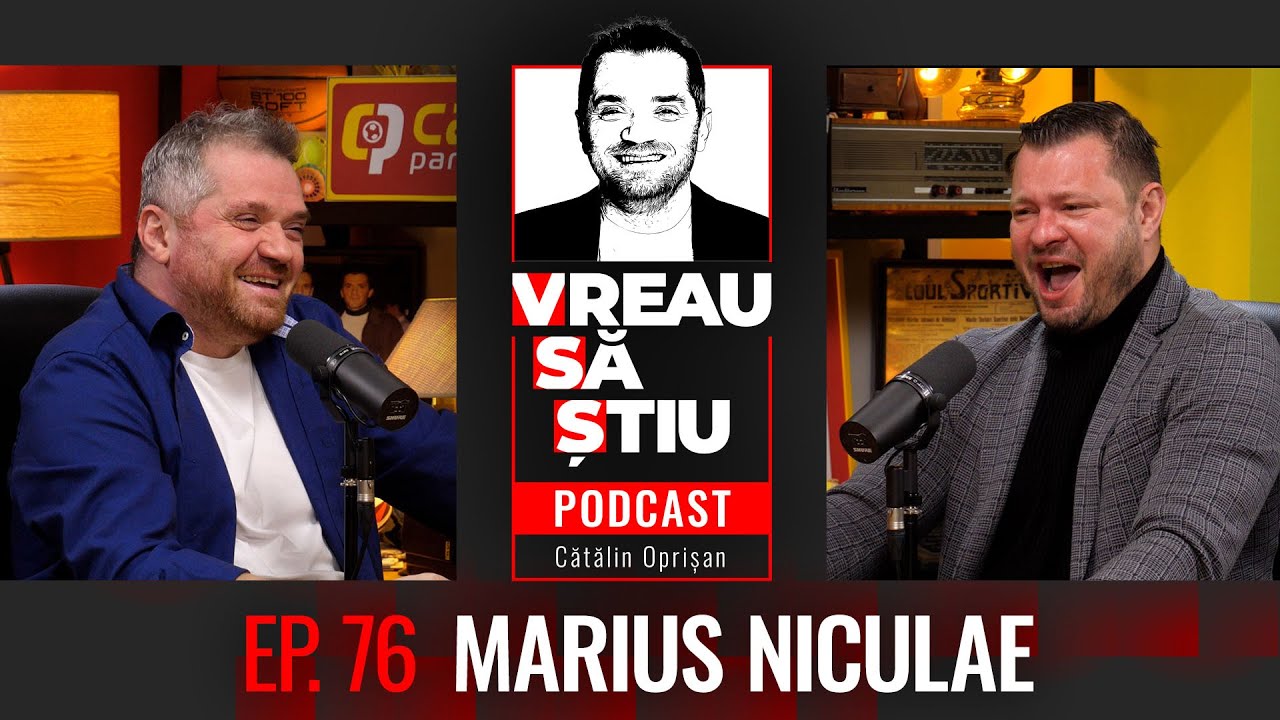 Marius Niculae: ”Cristiano Ronaldo nu mă lăsa să dorm! Făcea, non stop, abdomene!”  Ep. 76