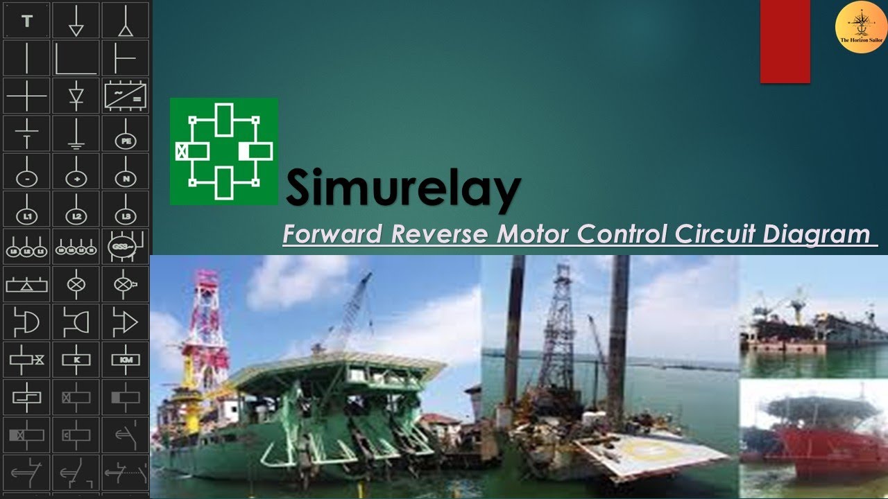 Forward Reverse Motor Control Circuit Diagram || Simurelay 🎛️🔰🔰