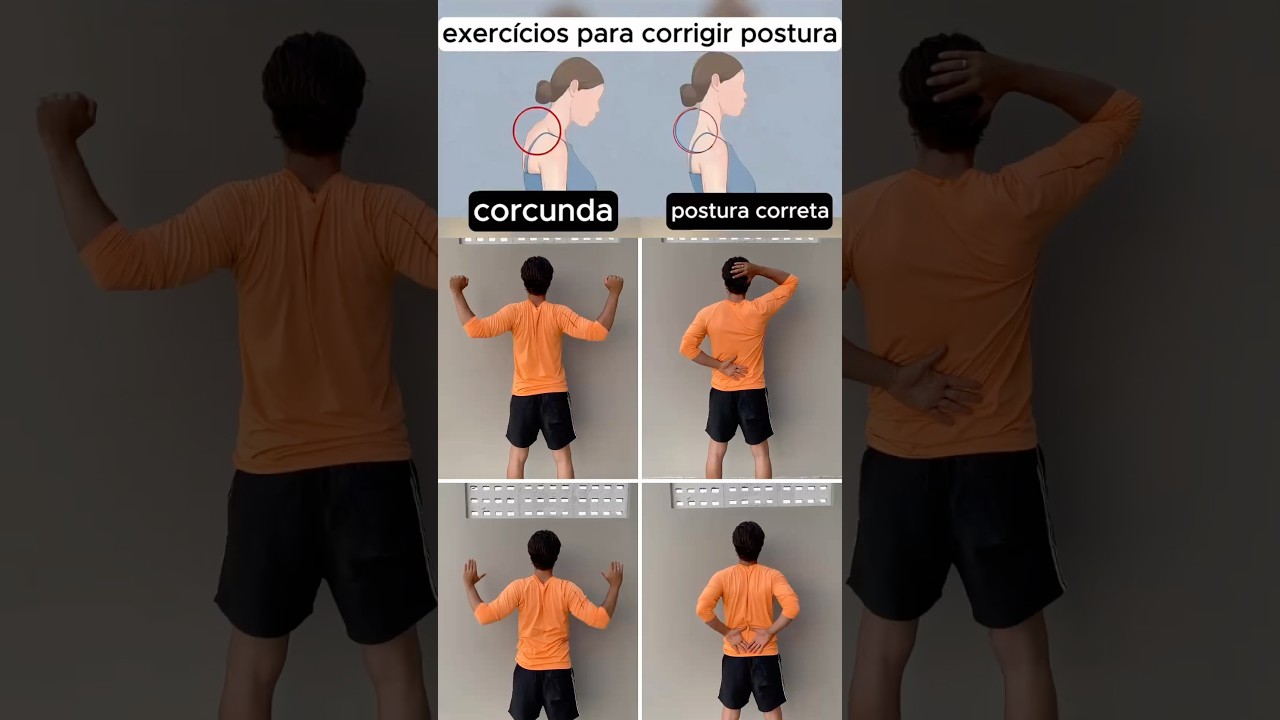 Adeus corcunda 4 exerc&iacute;cios #postura #saude