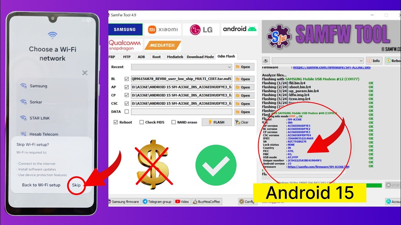 Samsung Frp Android 15 (Free Method) New Security 2025 | Bypass Samsung Frp Android 14/15/16
