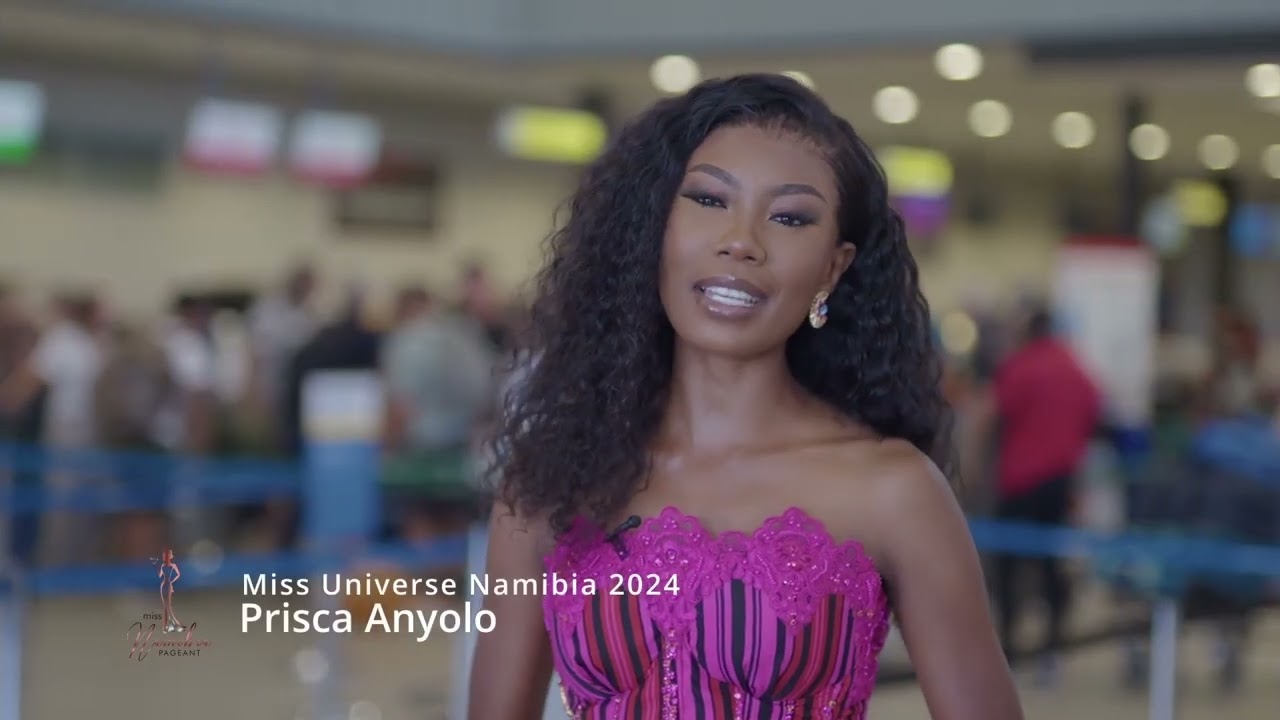 Miss Namibia Prisca Anyolo departs to Mexico to compete in the Miss Universe pageant.