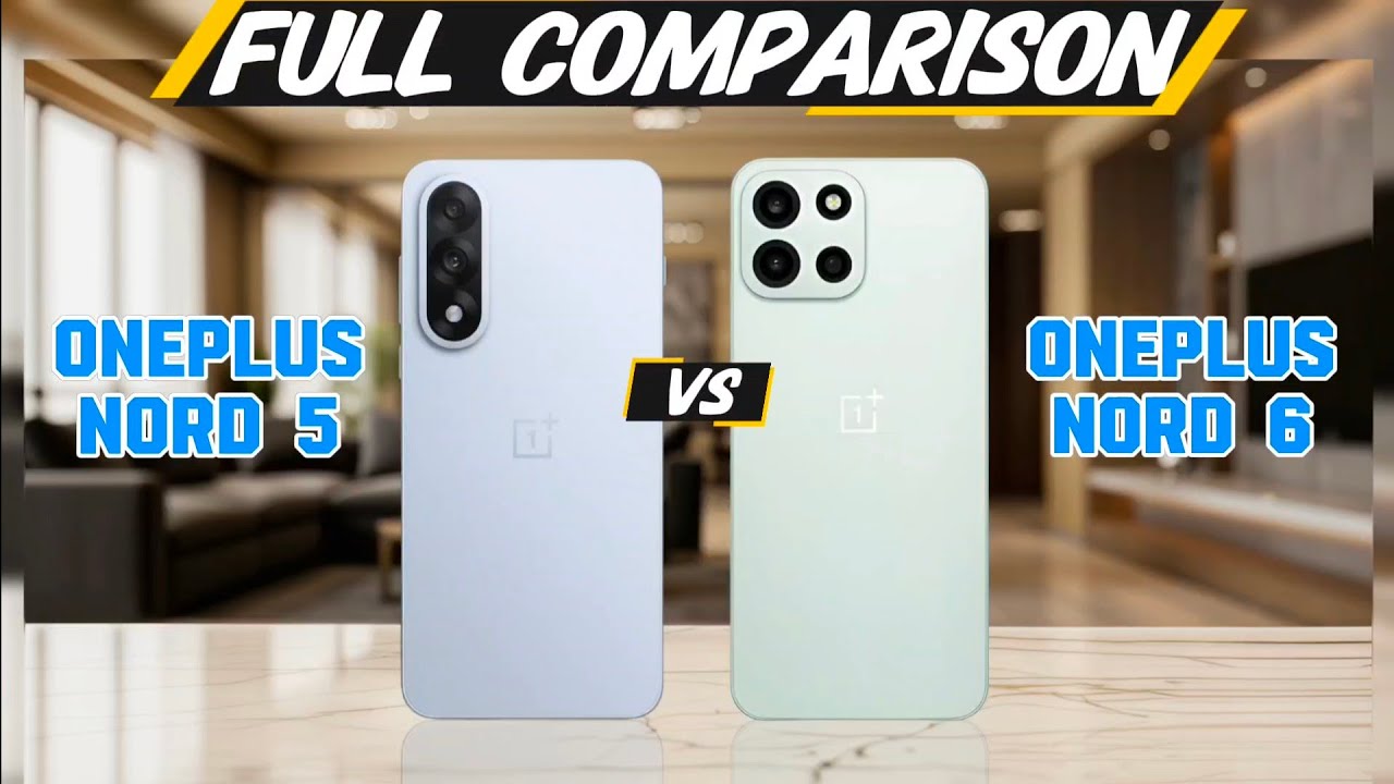 OnePlus Nord 5 vs OnePlus Nord 6 ⚡ || Which one is best🤔? Let's find out 🕵️...