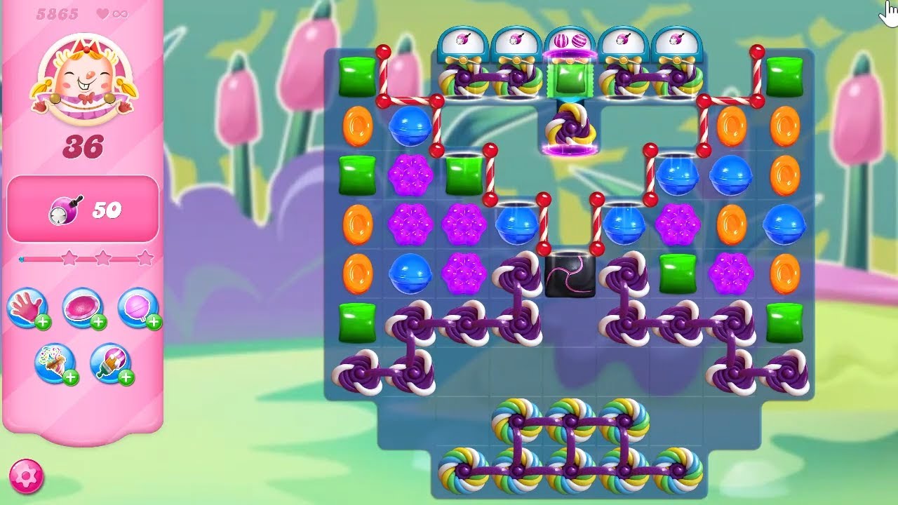 Candy Crush Saga LEVEL 5865 NO BOOSTERS