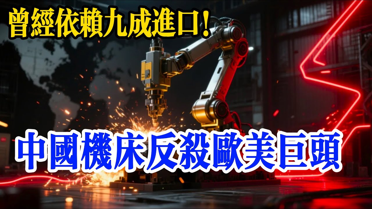 誰能想到？曾經依賴進口 90% 的中國機床，如今反殺歐美壟斷全球 75% 市場！