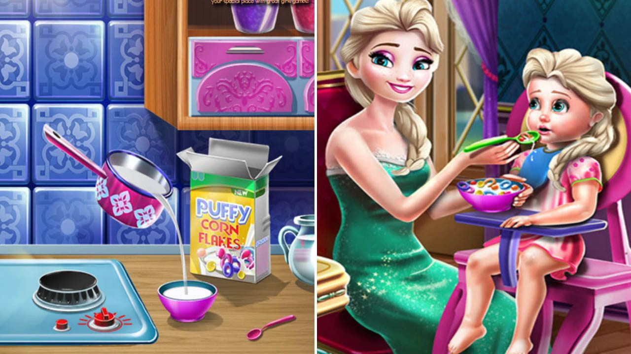 Elsa Mommy Toddler Feed