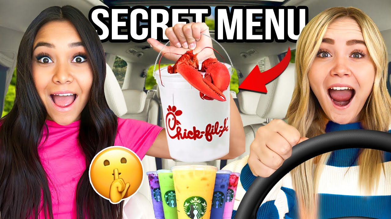 TRYiNG DRIVE-THRU SECRET MENU ITEMS!!